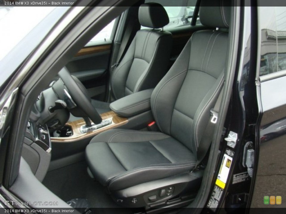 Black Interior Photo for the 2014 BMW X3 xDrive35i #89892004