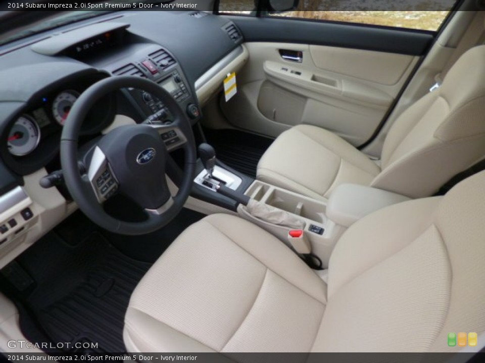 Ivory 2014 Subaru Impreza Interiors