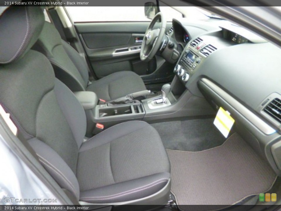 Black Interior Front Seat for the 2014 Subaru XV Crosstrek Hybrid #89894830