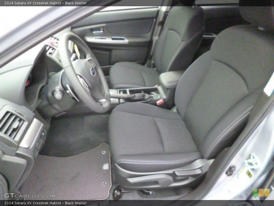 Black Interior Front Seat for the 2014 Subaru XV Crosstrek Hybrid #89894941