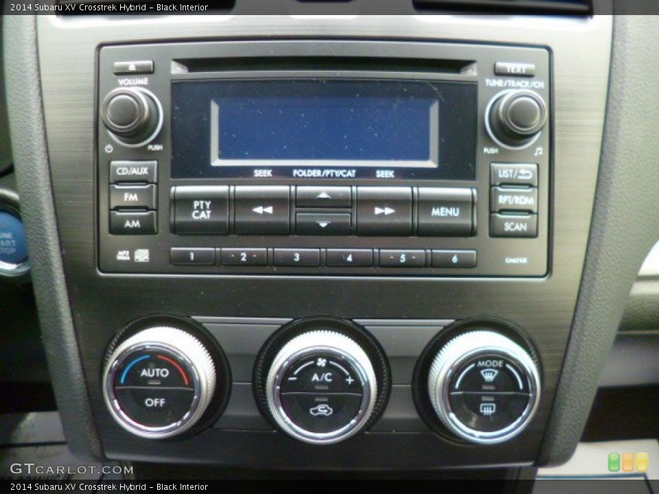 Black Interior Controls for the 2014 Subaru XV Crosstrek Hybrid #89895028