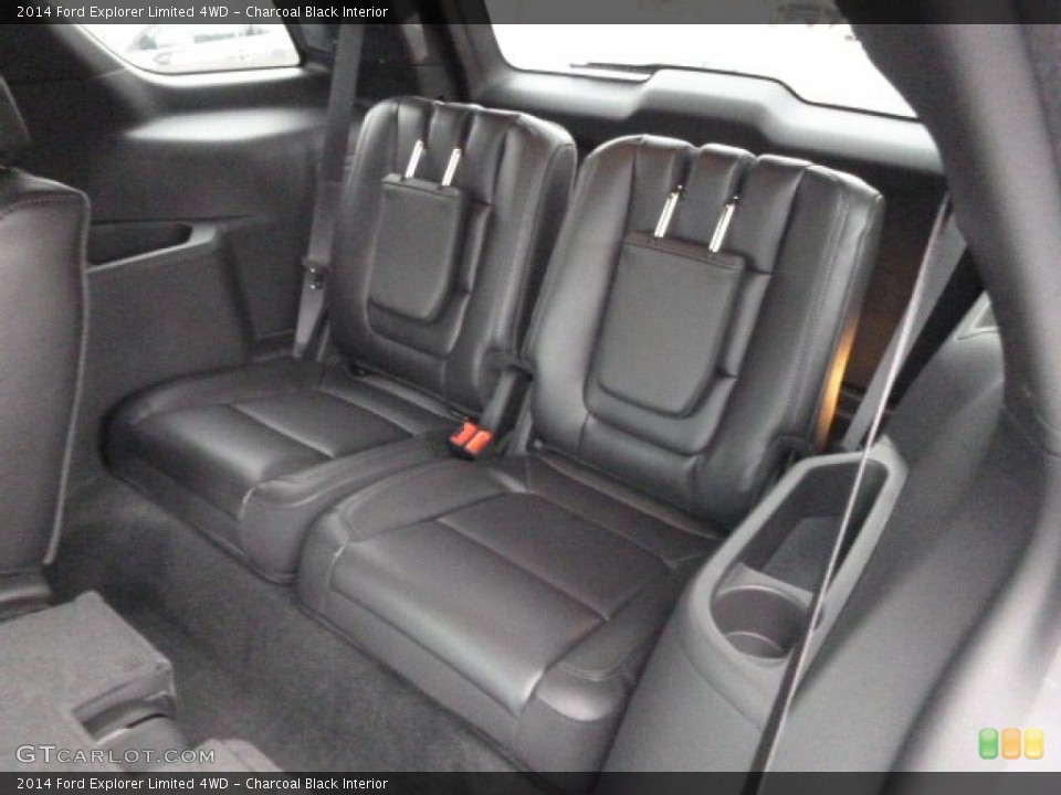 Charcoal Black Interior Rear Seat for the 2014 Ford Explorer Limited 4WD #89896369
