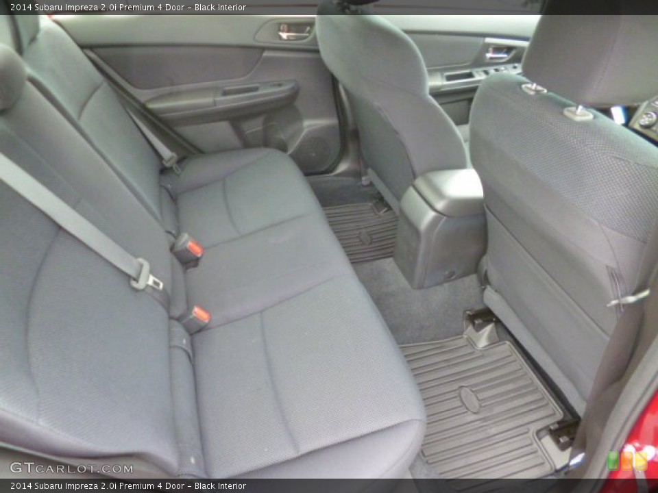 Black Interior Rear Seat for the 2014 Subaru Impreza 2.0i Premium 4 Door #89896642