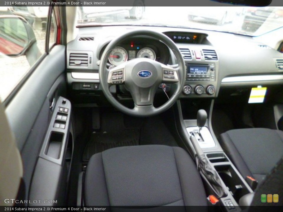 Black Interior Prime Interior for the 2014 Subaru Impreza 2.0i Premium 4 Door #89896684