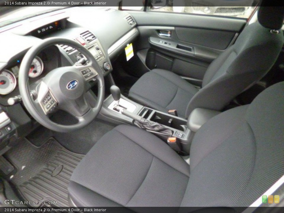 Black Interior Prime Interior for the 2014 Subaru Impreza 2.0i Premium 4 Door #89896729