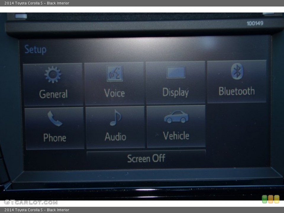 Black Interior Controls for the 2014 Toyota Corolla S #89897497