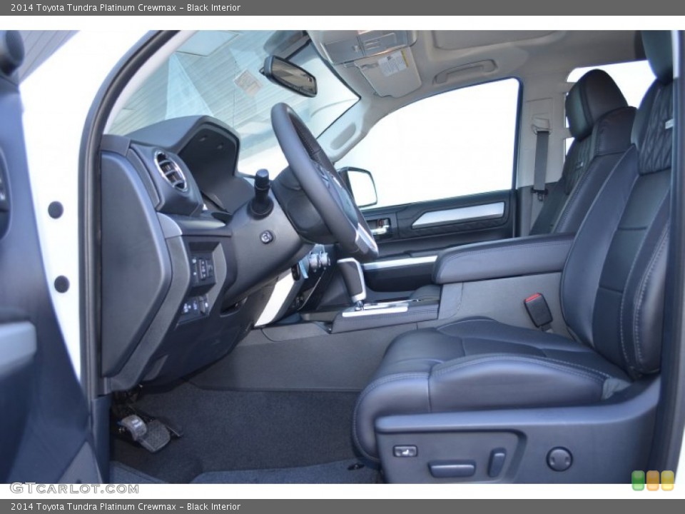 Black Interior Front Seat for the 2014 Toyota Tundra Platinum Crewmax #89897875