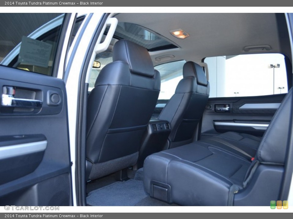 Black Interior Rear Seat for the 2014 Toyota Tundra Platinum Crewmax #89897912