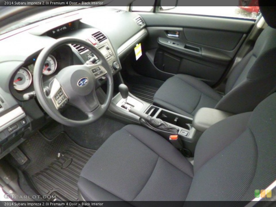Black Interior Photo for the 2014 Subaru Impreza 2.0i Premium 4 Door #89897986