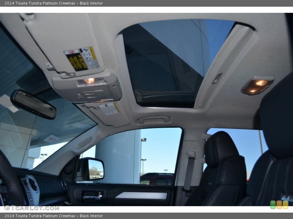 Black Interior Sunroof for the 2014 Toyota Tundra Platinum Crewmax #89898019