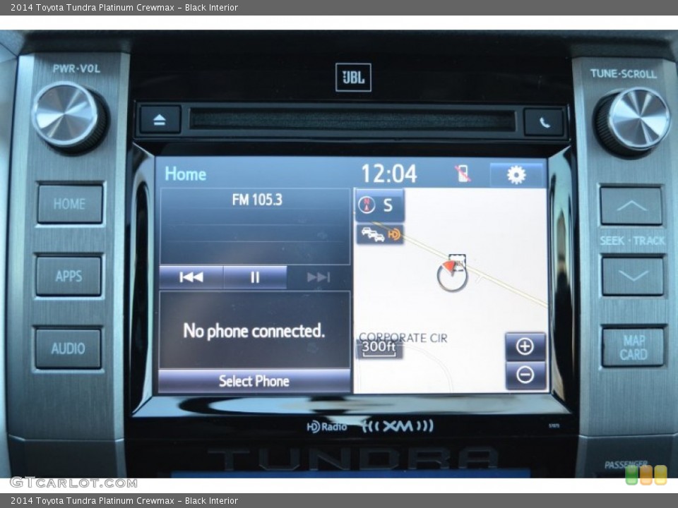 Black Interior Controls for the 2014 Toyota Tundra Platinum Crewmax #89898043