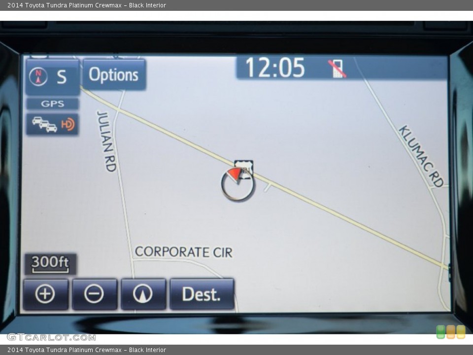 Black Interior Navigation for the 2014 Toyota Tundra Platinum Crewmax #89898127
