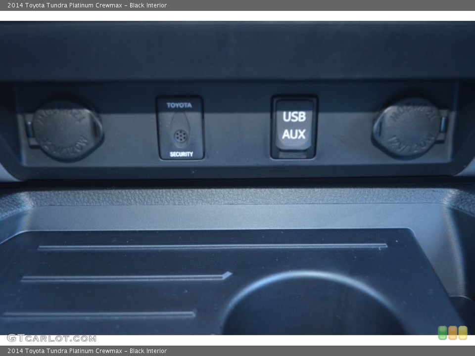 Black Interior Controls for the 2014 Toyota Tundra Platinum Crewmax #89898190