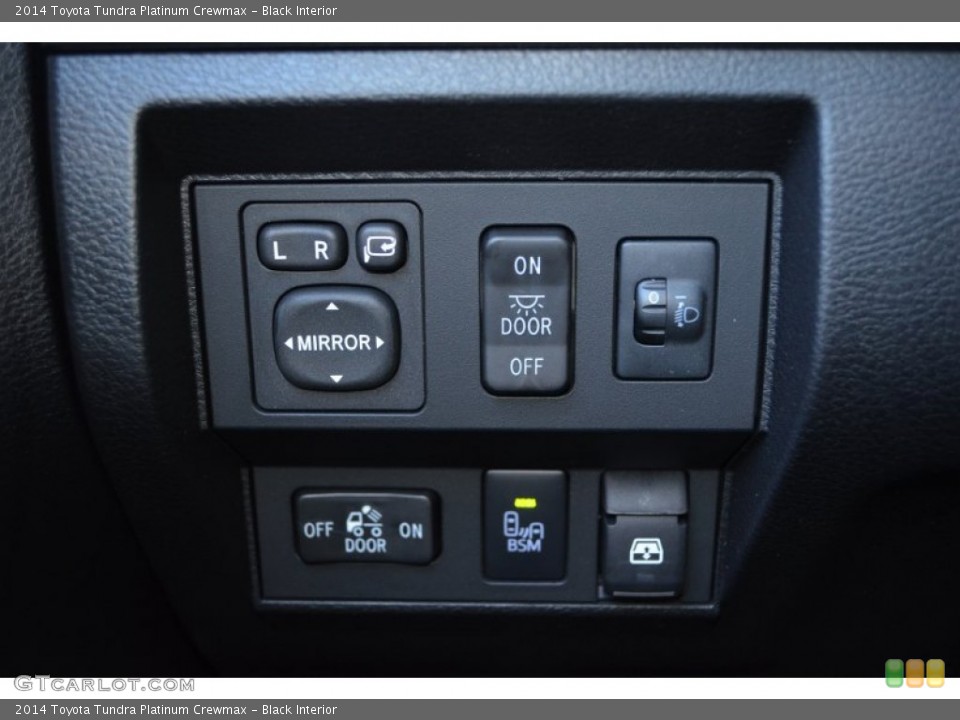 Black Interior Controls for the 2014 Toyota Tundra Platinum Crewmax #89898355