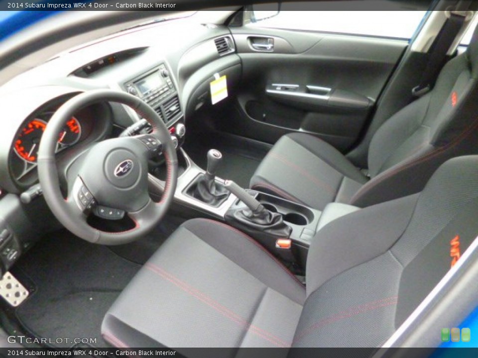 Carbon Black Interior Photo for the 2014 Subaru Impreza WRX 4 Door #89898421