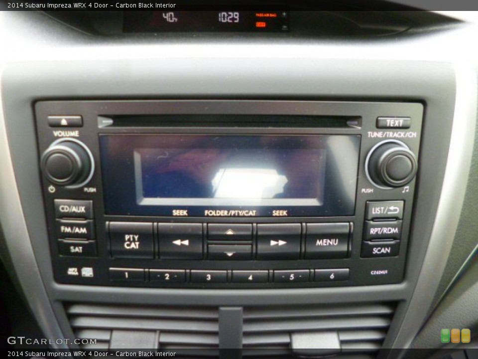 Carbon Black Interior Controls for the 2014 Subaru Impreza WRX 4 Door #89898482