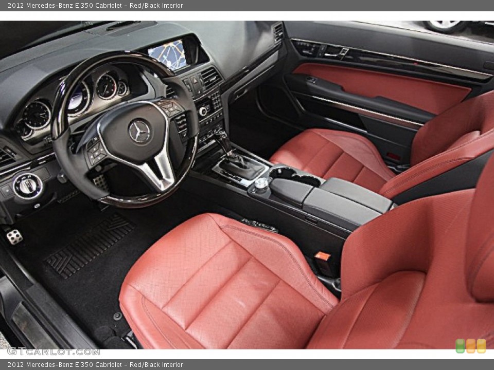 Red/Black Interior Photo for the 2012 Mercedes-Benz E 350 Cabriolet #89899339