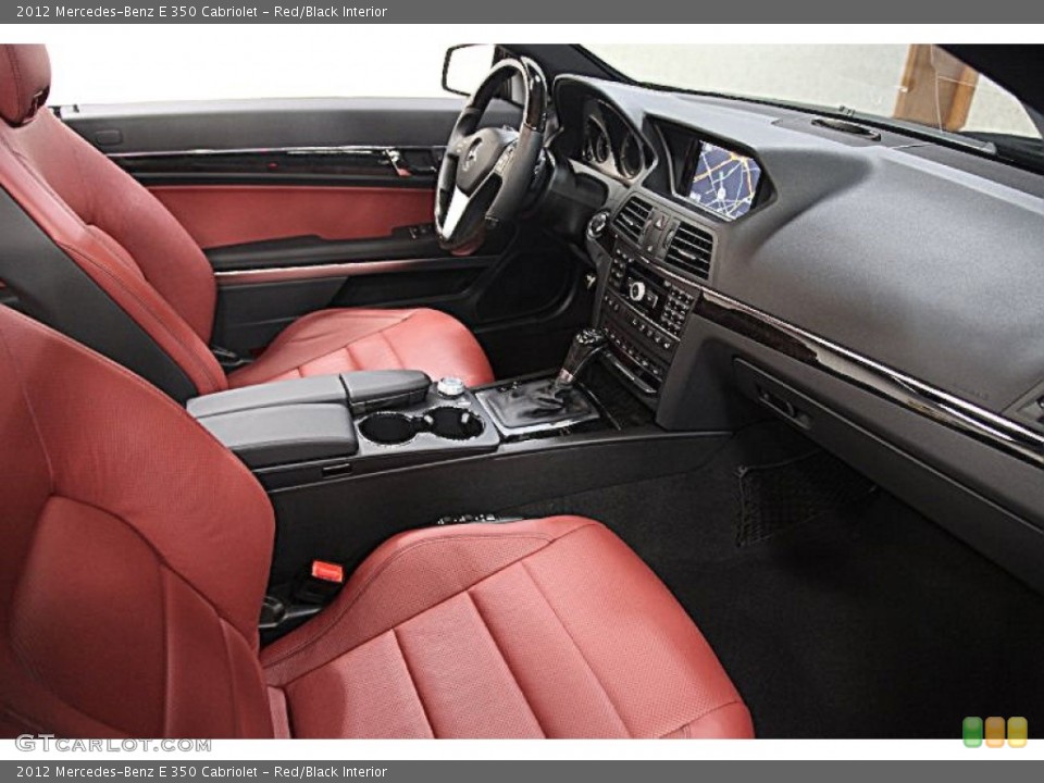 Red/Black Interior Dashboard for the 2012 Mercedes-Benz E 350 Cabriolet #89899393