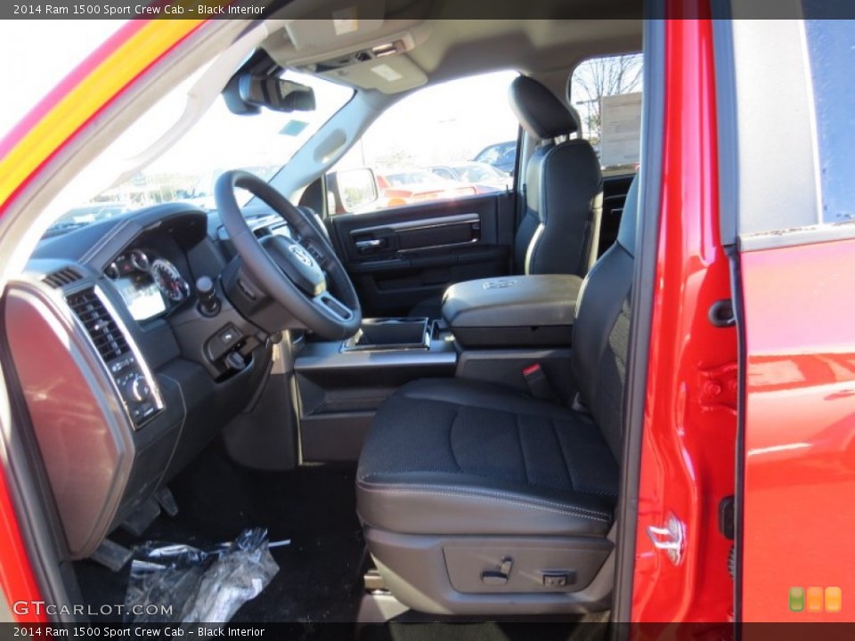 Black Interior Photo for the 2014 Ram 1500 Sport Crew Cab #89899885