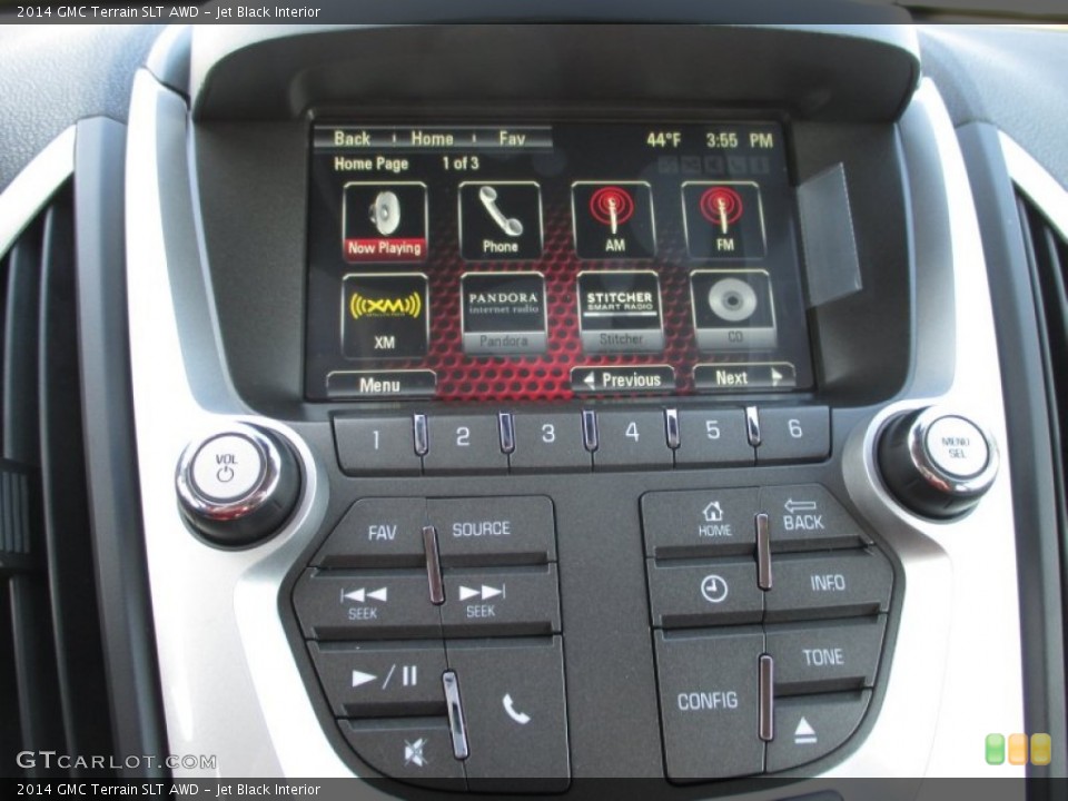 Jet Black Interior Controls for the 2014 GMC Terrain SLT AWD #89901646