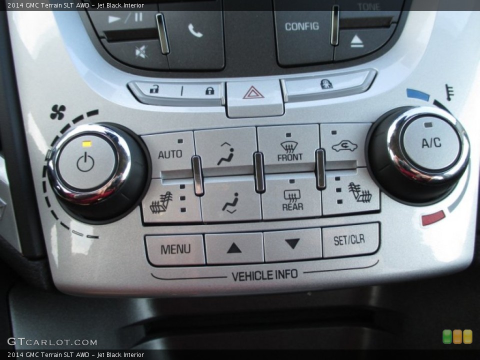 Jet Black Interior Controls for the 2014 GMC Terrain SLT AWD #89901717
