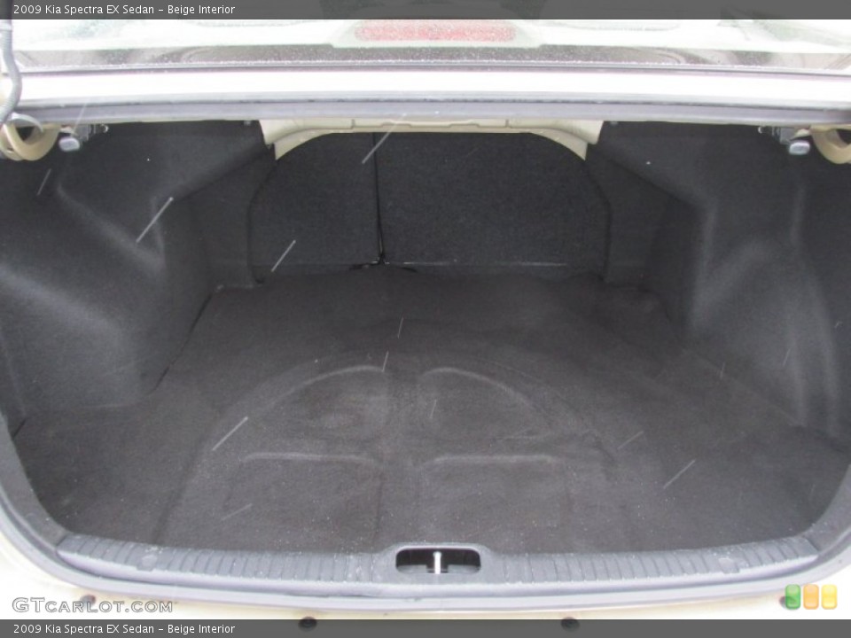 Beige Interior Trunk for the 2009 Kia Spectra EX Sedan #89903869