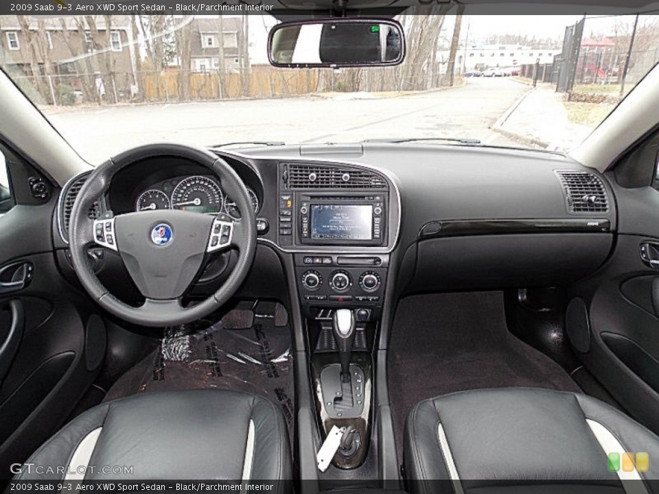 Black/Parchment Interior Dashboard for the 2009 Saab 9-3 Aero XWD Sport Sedan #89905129