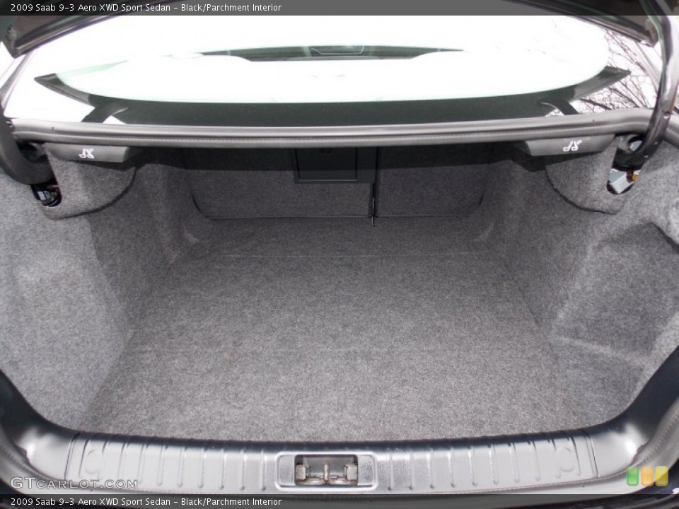 Black/Parchment Interior Trunk for the 2009 Saab 9-3 Aero XWD Sport Sedan #89905414