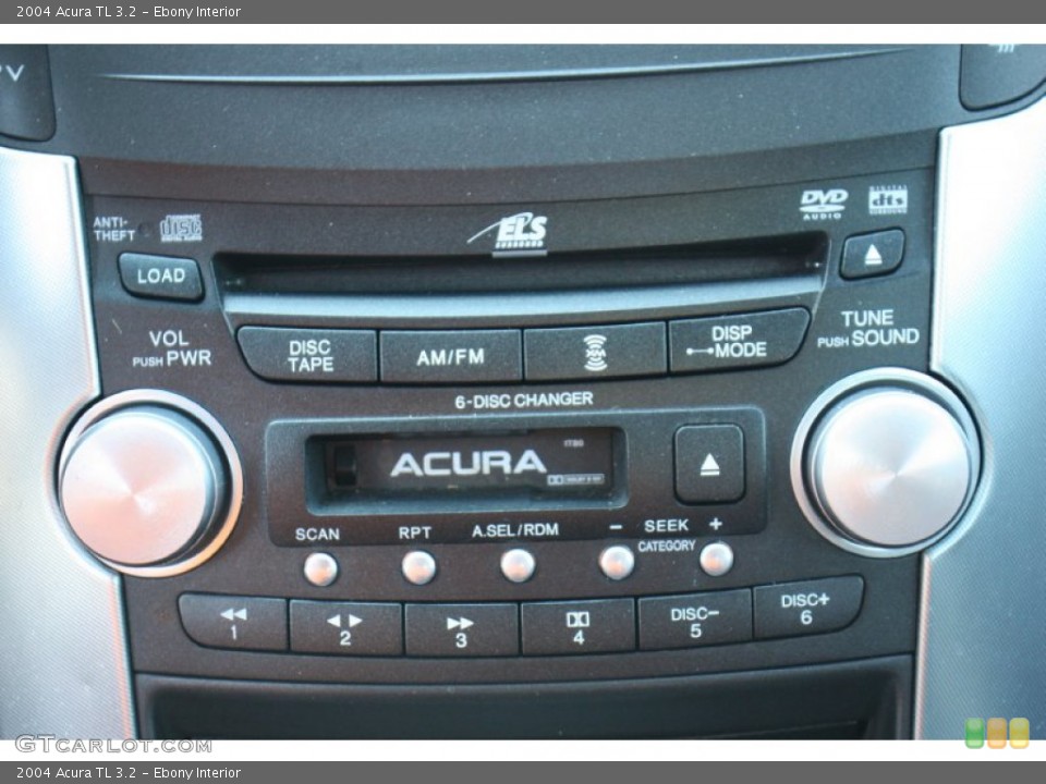 Ebony Interior Audio System for the 2004 Acura TL 3.2 #89905558
