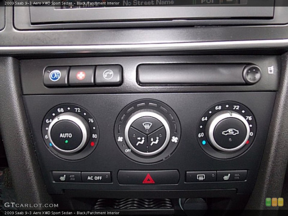 Black/Parchment Interior Controls for the 2009 Saab 9-3 Aero XWD Sport Sedan #89905684