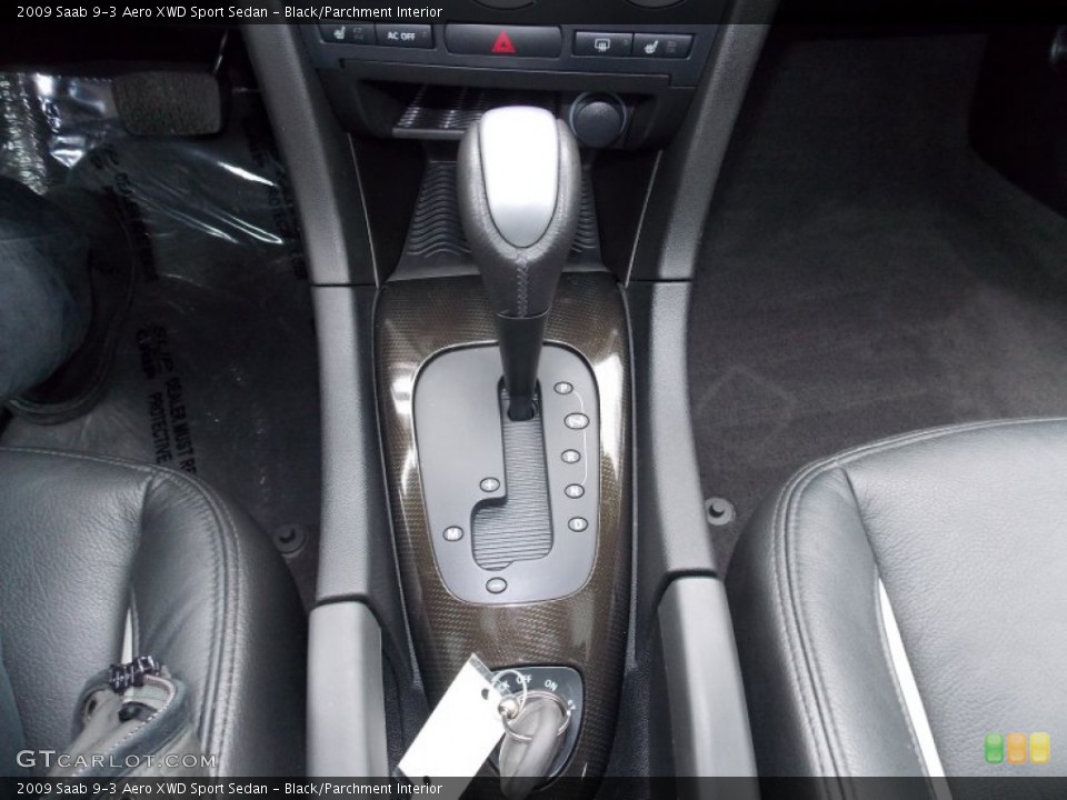 Black/Parchment Interior Transmission for the 2009 Saab 9-3 Aero XWD Sport Sedan #89905714