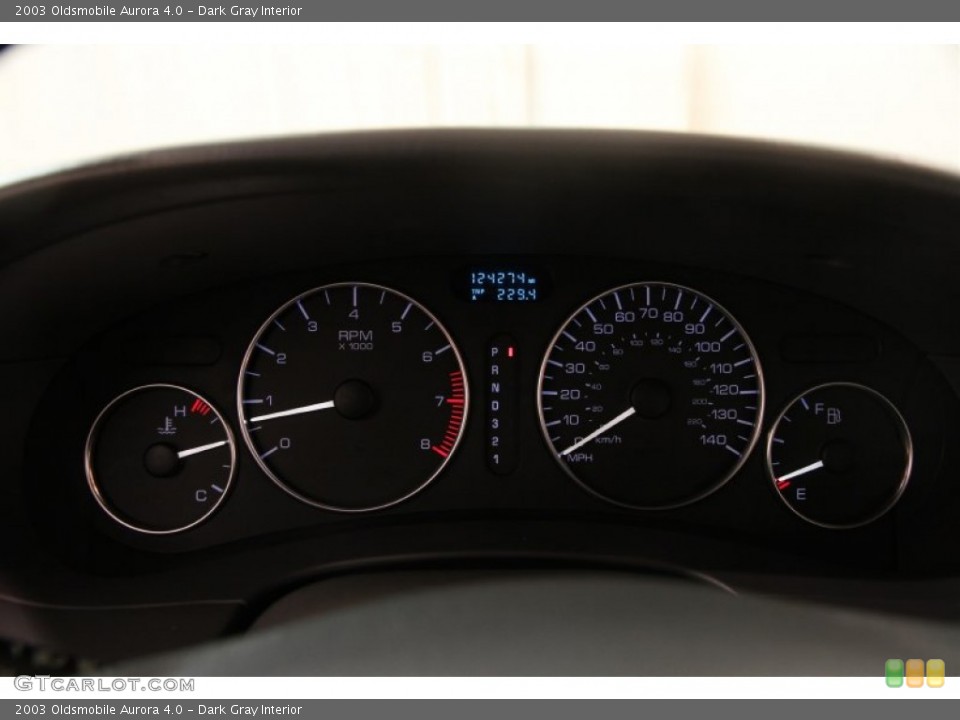 Dark Gray Interior Gauges for the 2003 Oldsmobile Aurora 4.0 #89907082