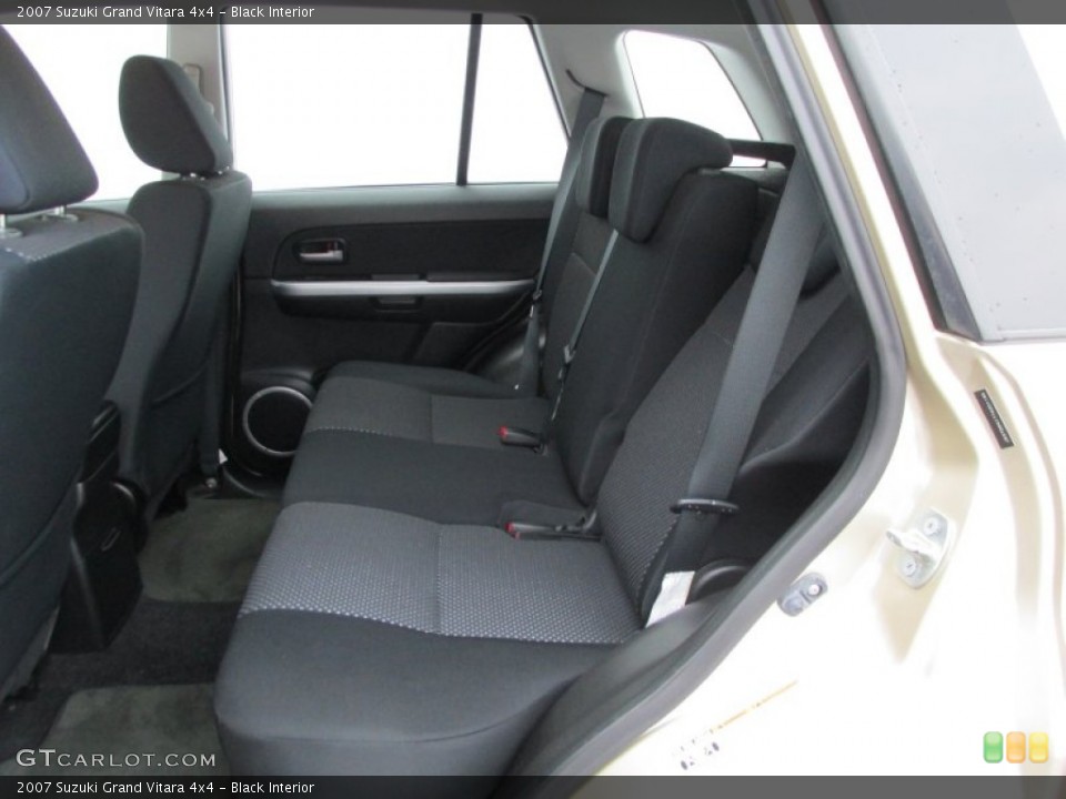 Black Interior Rear Seat for the 2007 Suzuki Grand Vitara 4x4 #89907367