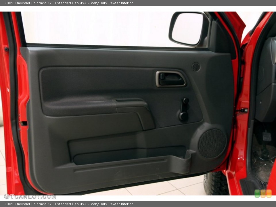 Very Dark Pewter Interior Door Panel for the 2005 Chevrolet Colorado Z71 Extended Cab 4x4 #89908852
