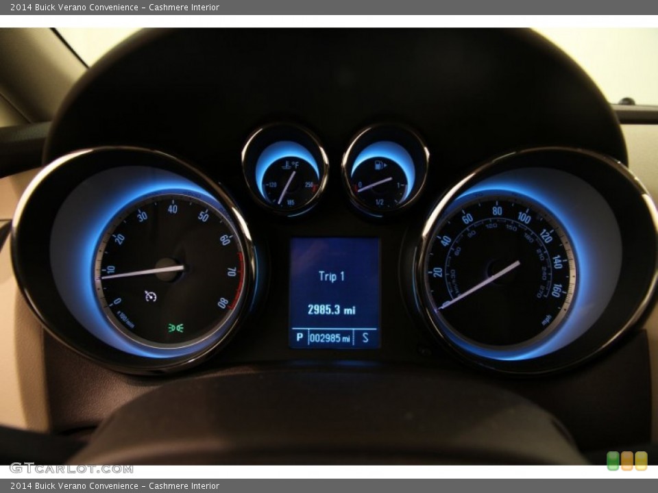 Cashmere Interior Gauges for the 2014 Buick Verano Convenience #89909221