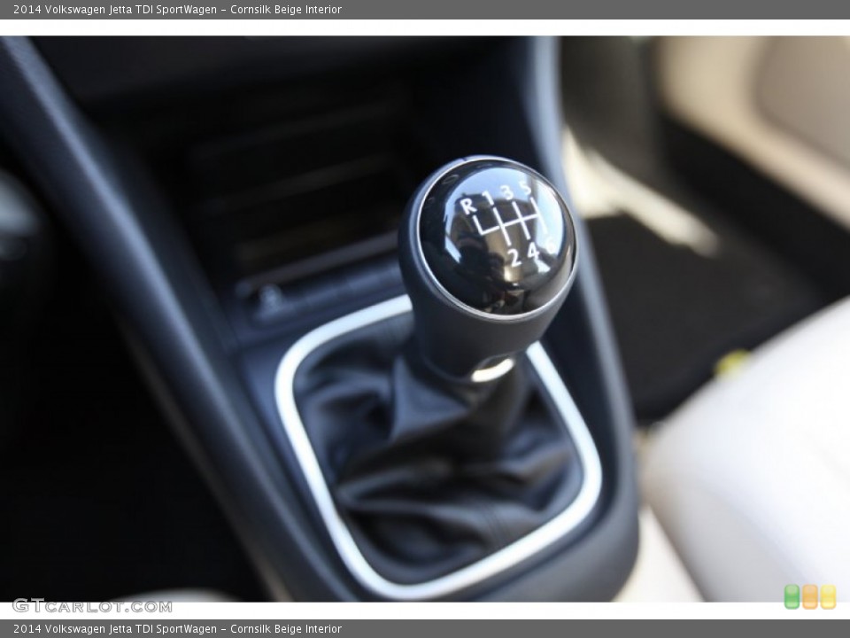 Cornsilk Beige Interior Transmission for the 2014 Volkswagen Jetta TDI SportWagen #89910847