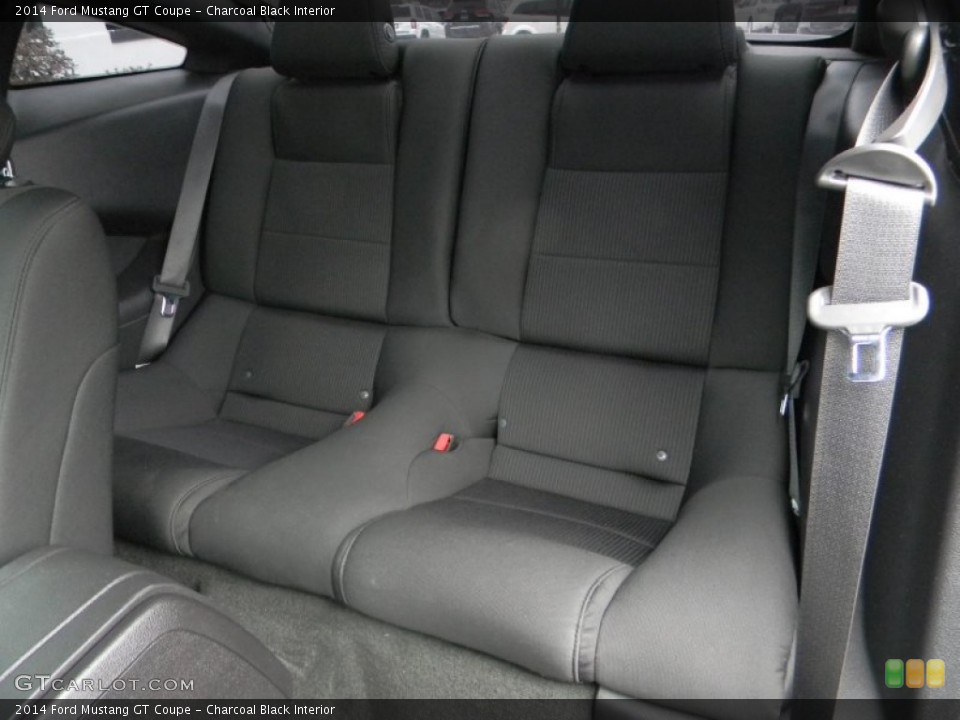 Charcoal Black Interior Rear Seat for the 2014 Ford Mustang GT Coupe #89911768