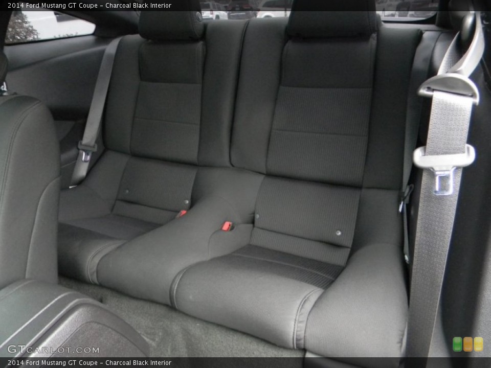 Charcoal Black Interior Rear Seat for the 2014 Ford Mustang GT Coupe #89911768