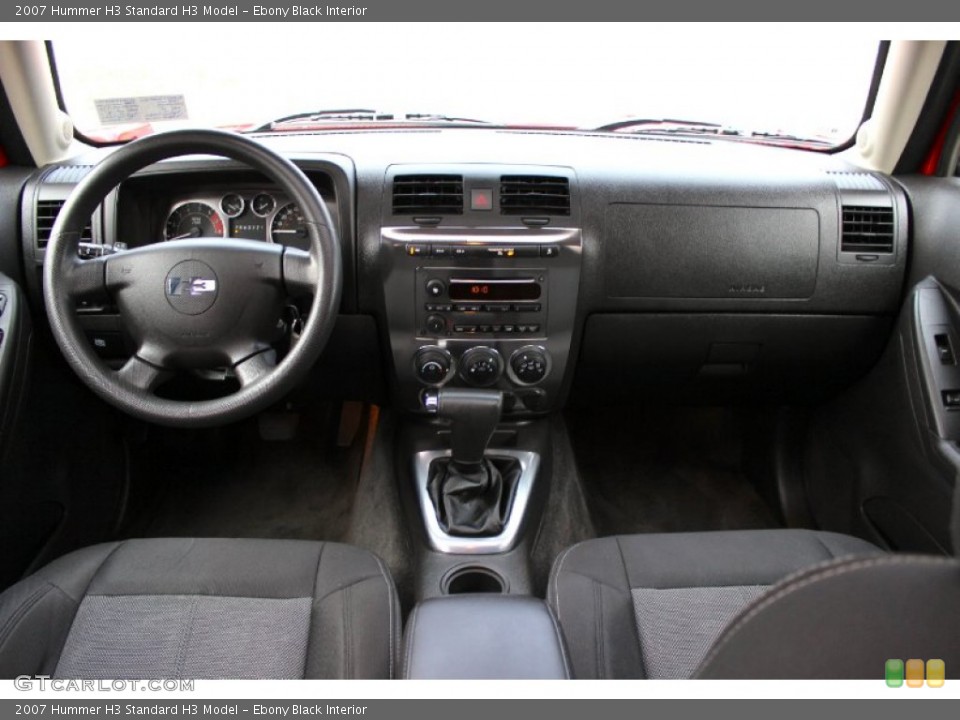 Ebony Black Interior Dashboard for the 2007 Hummer H3  #89912179