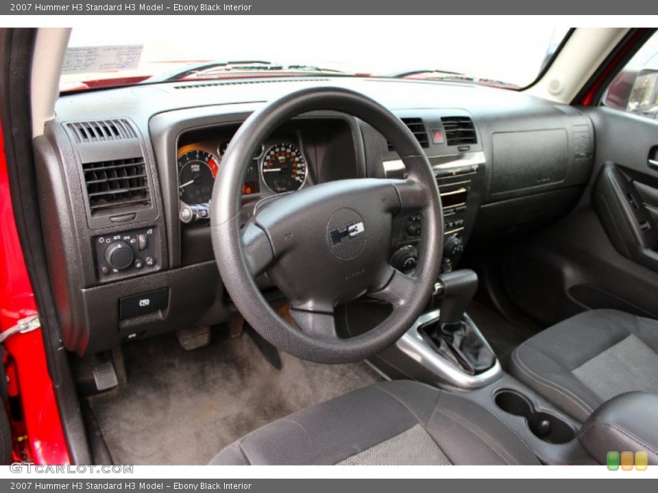 Ebony Black Interior Photo for the 2007 Hummer H3  #89912263