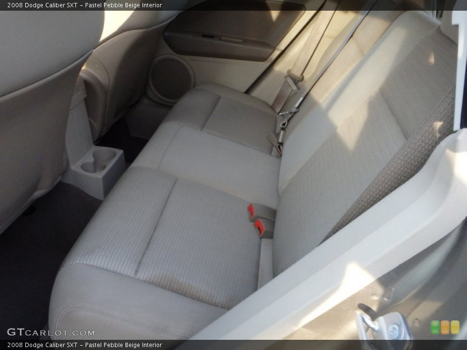 Pastel Pebble Beige Interior Rear Seat for the 2008 Dodge Caliber SXT #89916666
