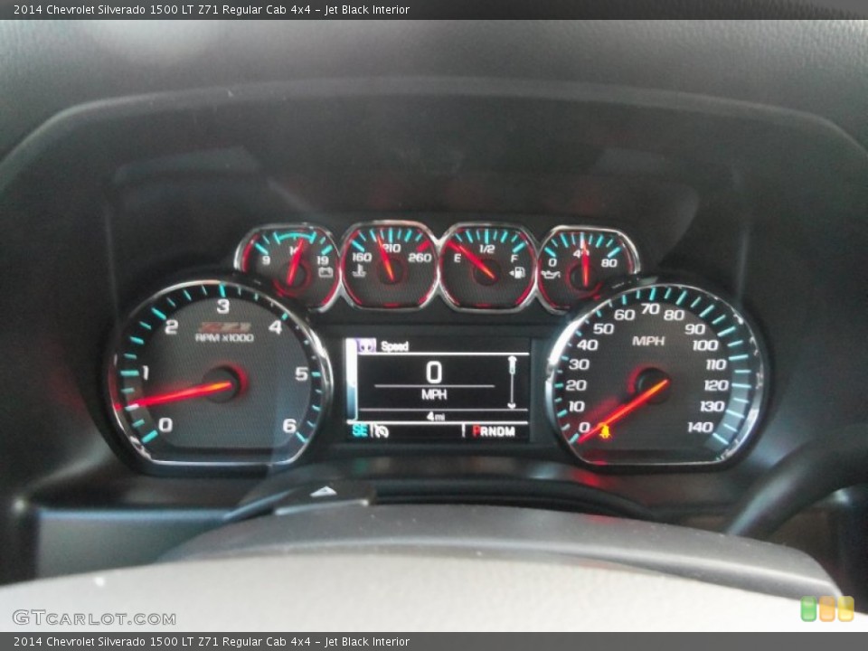 Jet Black Interior Gauges for the 2014 Chevrolet Silverado 1500 LT Z71 Regular Cab 4x4 #89917425