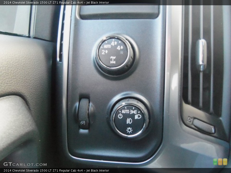 Jet Black Interior Controls for the 2014 Chevrolet Silverado 1500 LT Z71 Regular Cab 4x4 #89917491