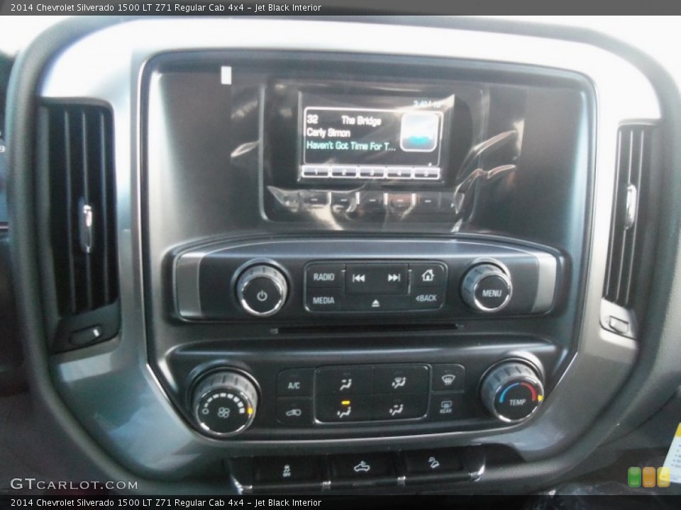 Jet Black Interior Controls for the 2014 Chevrolet Silverado 1500 LT Z71 Regular Cab 4x4 #89917503