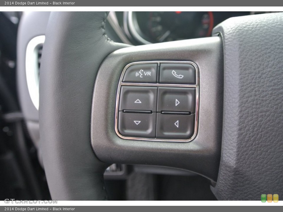 Black Interior Controls for the 2014 Dodge Dart Limited #89917791