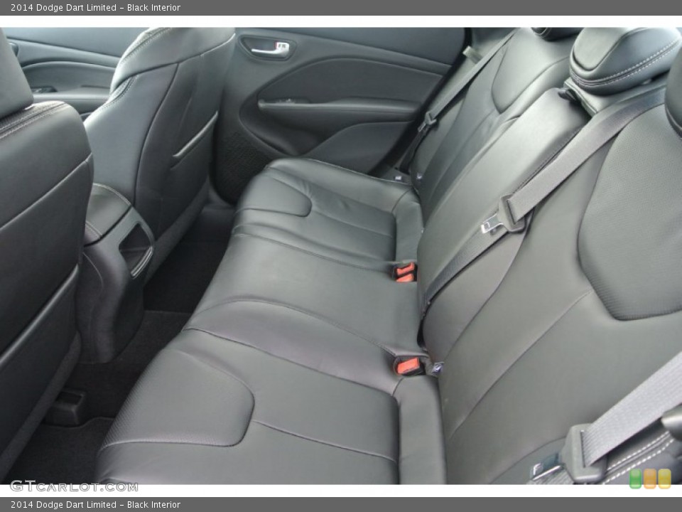 Black Interior Rear Seat for the 2014 Dodge Dart Limited #89917857