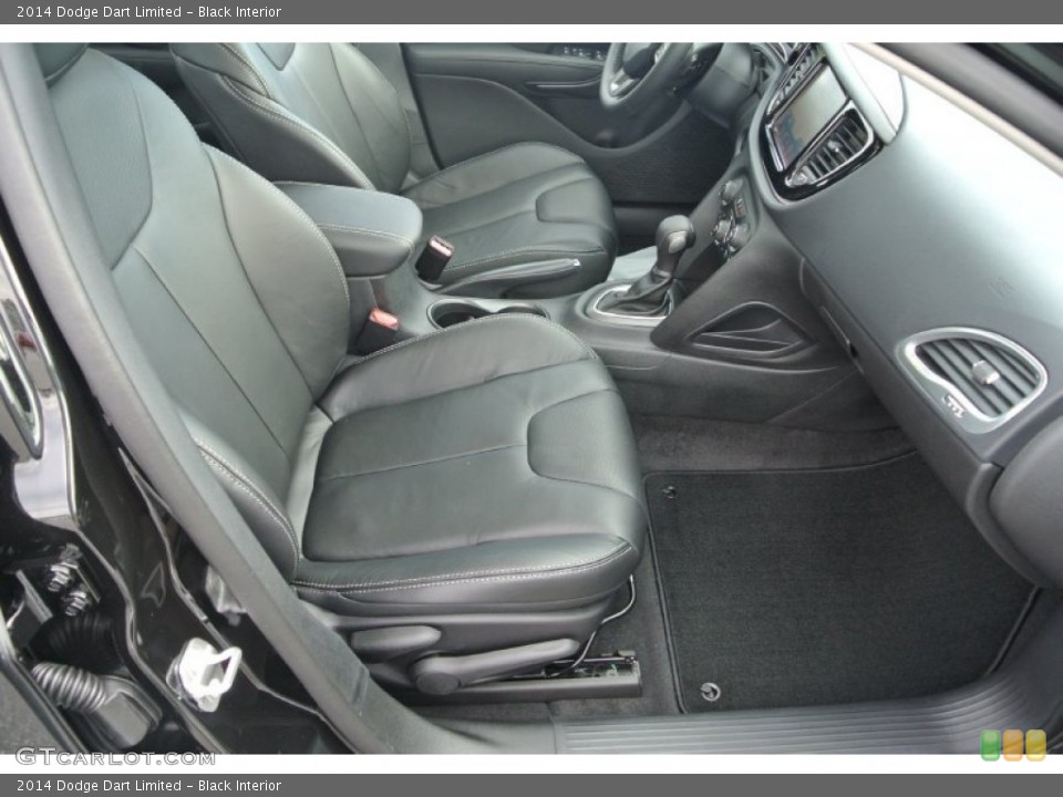 Black Interior Front Seat for the 2014 Dodge Dart Limited #89917899