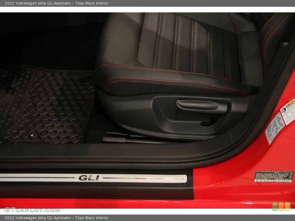 Titan Black Interior Front Seat for the 2012 Volkswagen Jetta GLI Autobahn #89917968