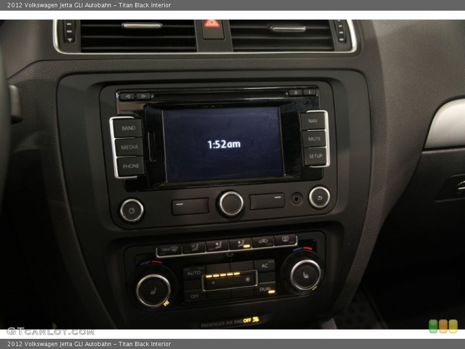 Titan Black Interior Audio System for the 2012 Volkswagen Jetta GLI Autobahn #89918004