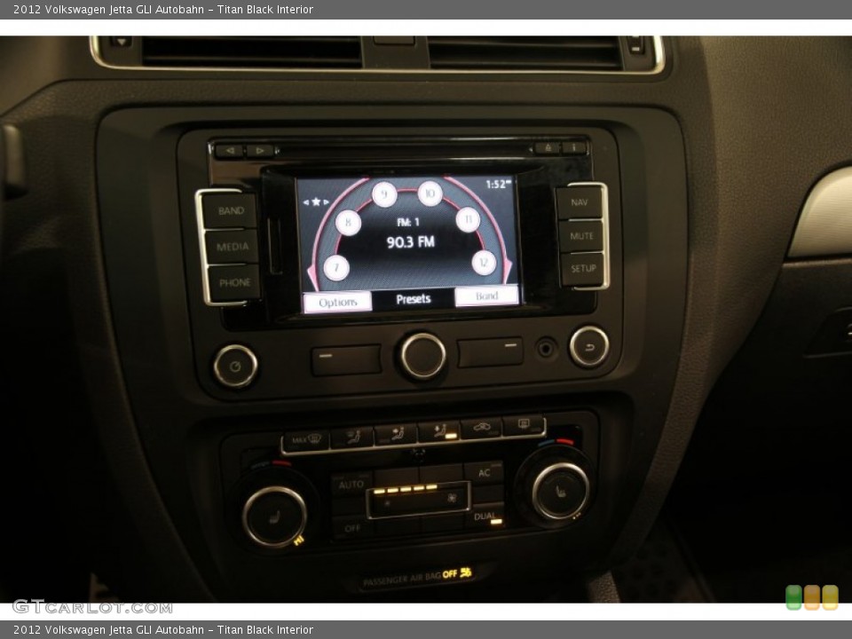 Titan Black Interior Audio System for the 2012 Volkswagen Jetta GLI Autobahn #89918025